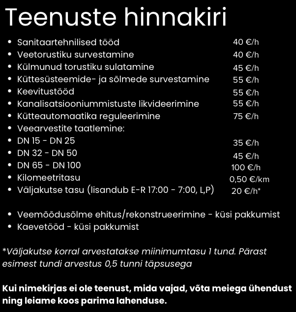 hinnakiri tekst